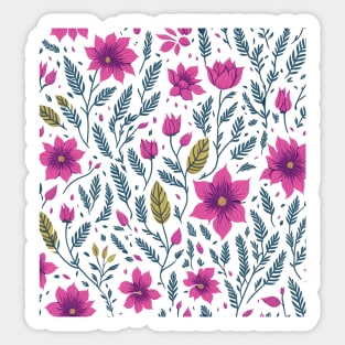 flower pattern Sticker